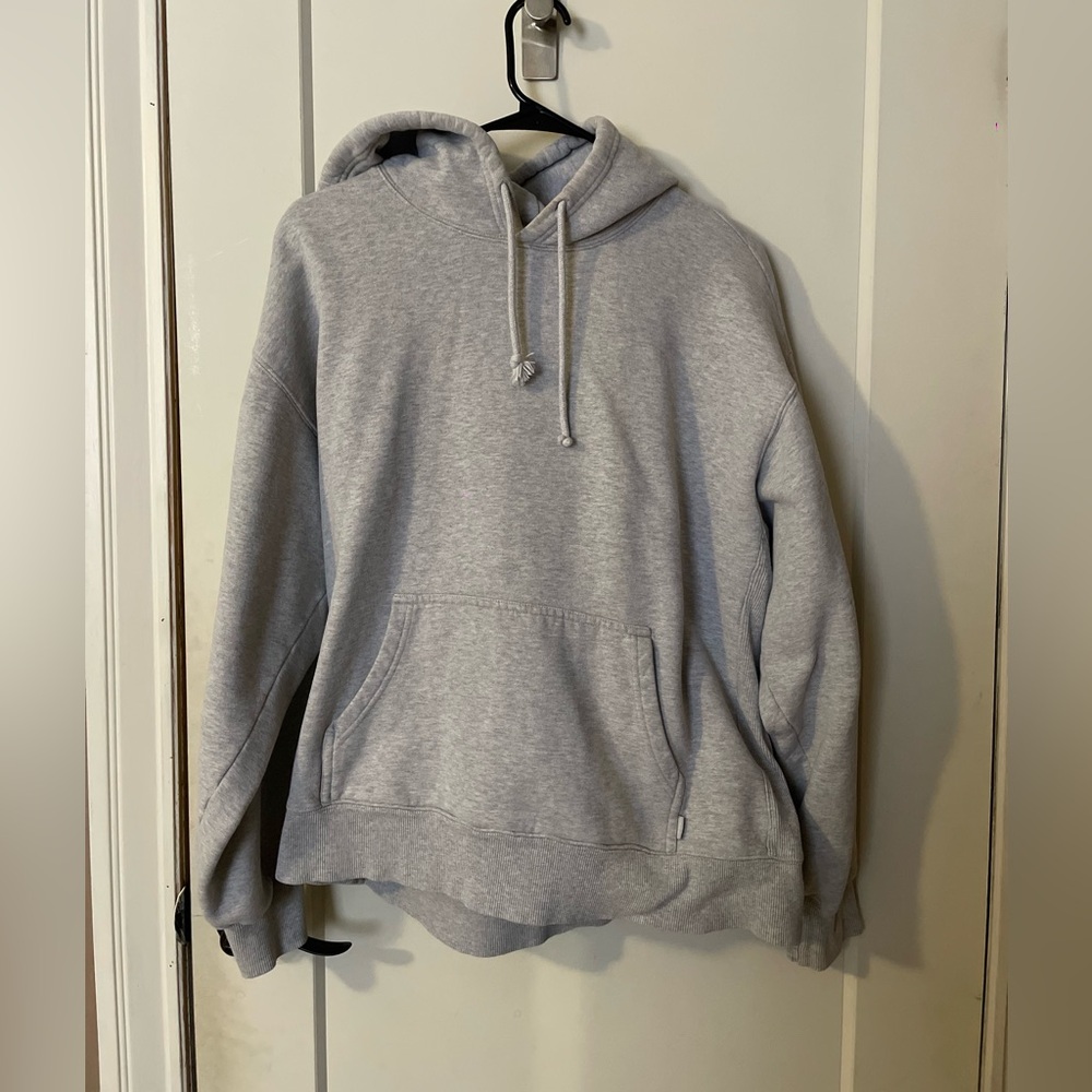TNA Light Gray Pullover Hoodie